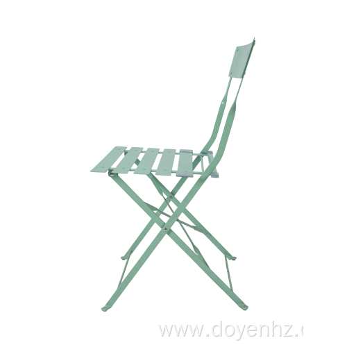 Outdoor Metal Folding Slat Chair(5Seat & 1Back)